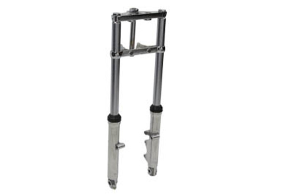 V-Twin - 24-1520 - Fork Assembly with Polished Sliders 12 inch Over Stock