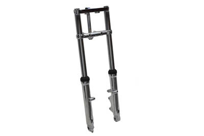 V-Twin - 24-1533 - Fork Assembly with Chrome Sliders 2 inch Over Stock - Fits 1984-1999 Harley-Davidson FXST