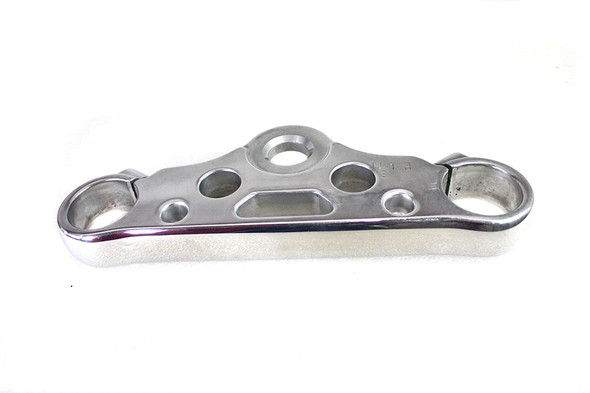 V-Twin - 24-1735 - FXDWG Chrome Top Triple Tree - Fits 2012 Harley-Davidson FXDWG96, 2012-2017 FXDWG103, 2008-2017 FXDWG