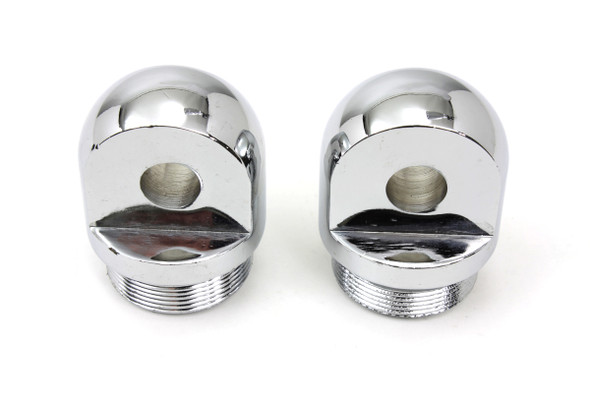 V-Twin - 24-1762 - Glide Fork Tube Plug Set Adjustable - Fits 1949-1971 Harley-Davidson FL