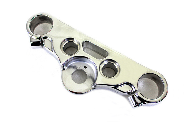V-Twin - 24-1768 - FXDWG Polished Top Triple Tree - Fits 2012 Harley-Davidson FXDWG96, 2012-2017 FXDWG103, 2008-2017 FXDWG
