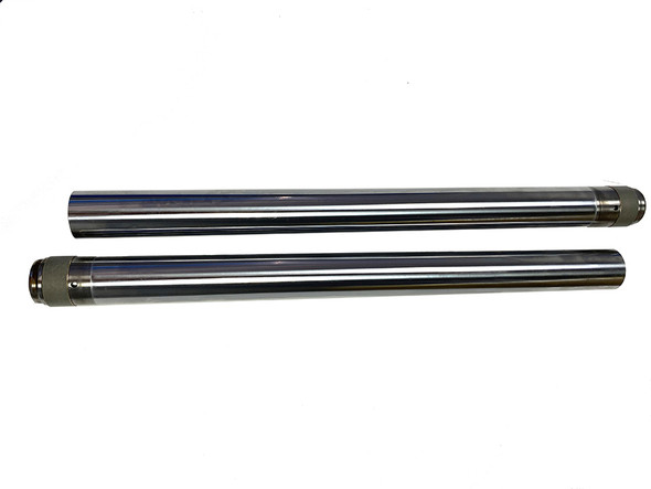 V-Twin - 24-1774 - Hard Chrome 41mm Fork Tube Set 20-7/8 inch Total Length