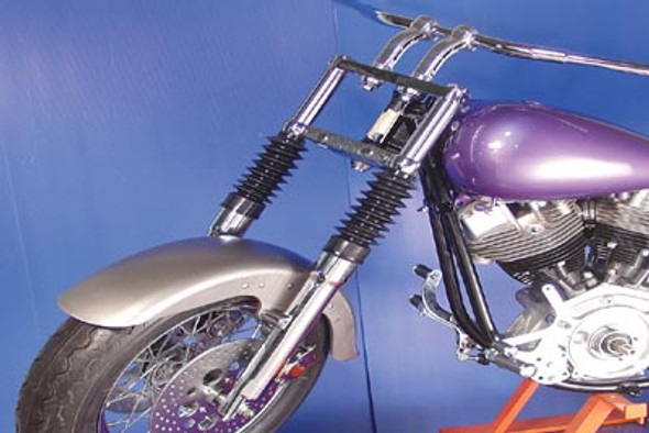 V-Twin - 24-2136 - 41mm Fork Assembly with Chrome Sliders