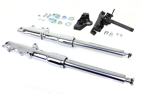 V-Twin - 24-5579 - 41mm Adjustable Dual Disc Fork Assembly - Fits 1984-1999 Harley-Davidson FLST