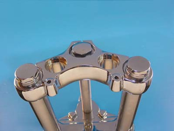 V-Twin - 24-8562 - Single Disc 39mm Fork Assembly Chrome