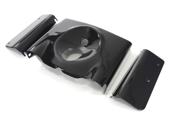 V-Twin - 24-9050 - Fork Cover Kit Smooth Style Black