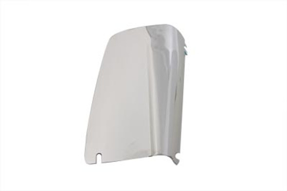 V-Twin - 24-9902 - Left Triple Tree Cover Stainless Steel