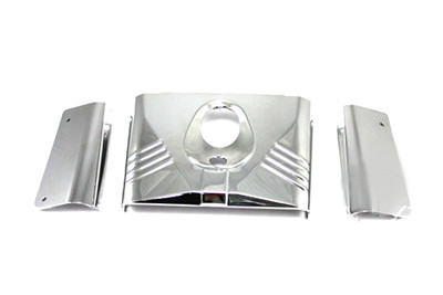 V-Twin - 24-9958 - Fork Cover Kit Chrome - Fits 1986-2017 Harley-Davidson FLST