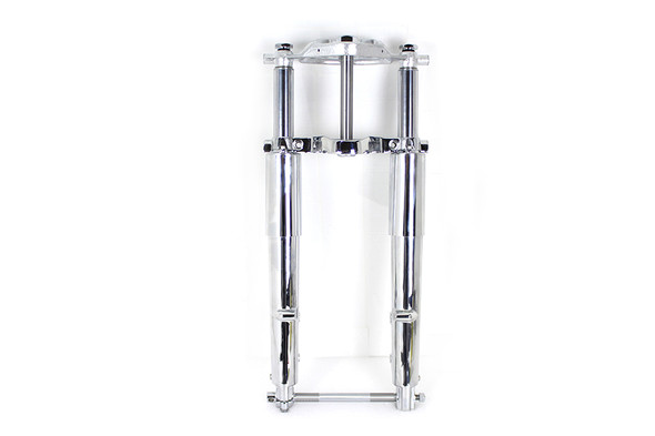 V-Twin - 24-9999 - Fork Assembly with Chrome Sliders