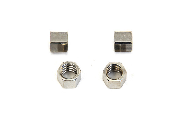 V-Twin - 2459-4 - Control Coil Nuts Nickel Plated