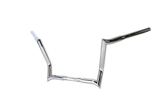 V-Twin - 25-0144 - 12 inch Z-Bar Handlebar without Indents Chrome