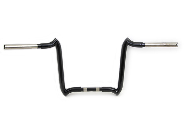 V-Twin - 25-0152 - 14 inch Z-Bar Handlebar without Indents Black