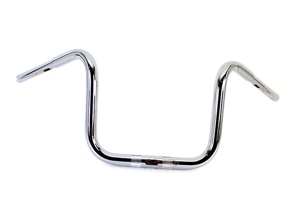V-Twin - 25-0187 - 12 inch Fat Ape Handlebar with Indents Chrome