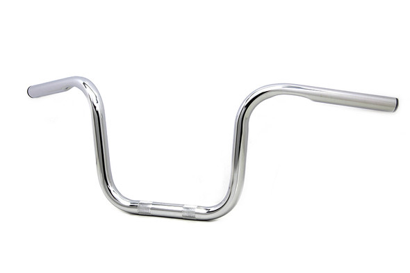 V-Twin - 25-0196 - 8.5 inch Mini Ape Hanger Handlebar with Indents
