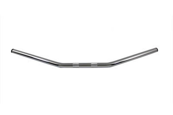 V-Twin - 25-0424 - Chrome Drag Handlebar with Indents