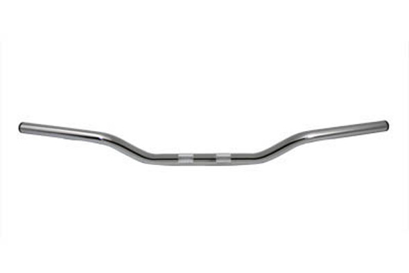 V-Twin - 25-0666 - Chrome 2 inch Drag Handlebar with Indents