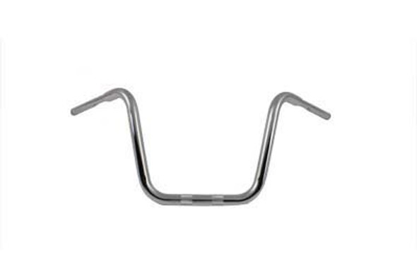 V-Twin - 25-0732 - 15-1/2 inch Rhino Ape Hanger Handlebar with Indents Chrome
