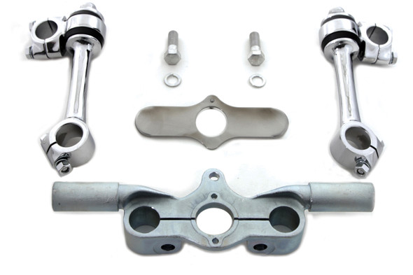 V-Twin - 25-0800 - Flanders Spring Fork Riser/Tree Kit - Fits 1936-1945 Harley-Davidson EL, 1941-1945 FL, 1936-1952 W