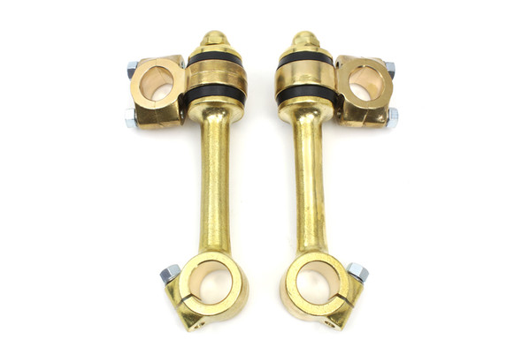 V-Twin - 25-0944 - Polished Replica 5-1/2 inch Flander Riser Set