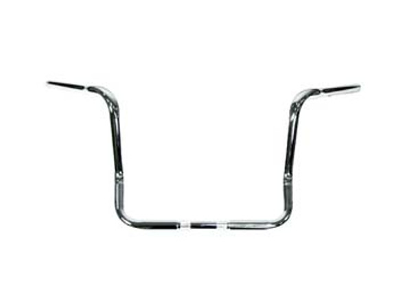 V-Twin - 25-1129 - 14 inch Dresser Ape Hanger Handlebar with Indents Chrome