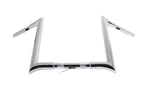 V-Twin - 25-1208 - 16 inch Chrome Z-Bar Handlebar with Indents