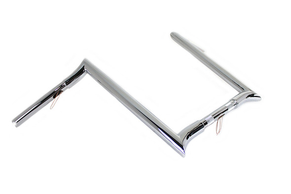 V-Twin - 25-1208 - 16 inch Chrome Z-Bar Handlebar with Indents