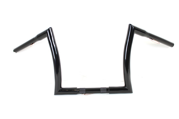 V-Twin - 25-1287 - 12 inch Z Handlebar without Indents Black
