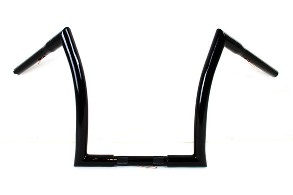 V-Twin - 25-1288 - 14 inch Z Handlebar without Indents Black