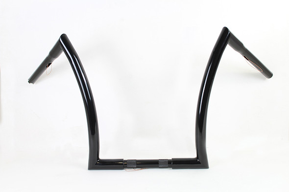 V-Twin - 25-1289 - 16 inch Z Handlebar with Indents Black