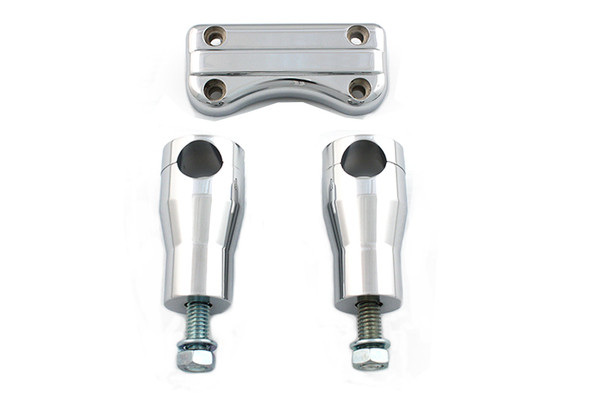 V-Twin - 25-2145 - 3 inch Glide Riser Kit Chrome