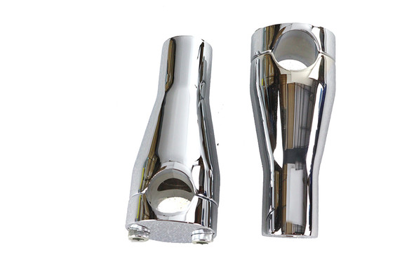 V-Twin - 25-2203 - 4 inch Glide Riser Set Chrome