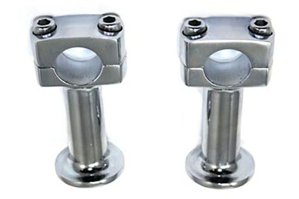 V-Twin - 25-2214 - 3 inch Post Riser Set Chrome