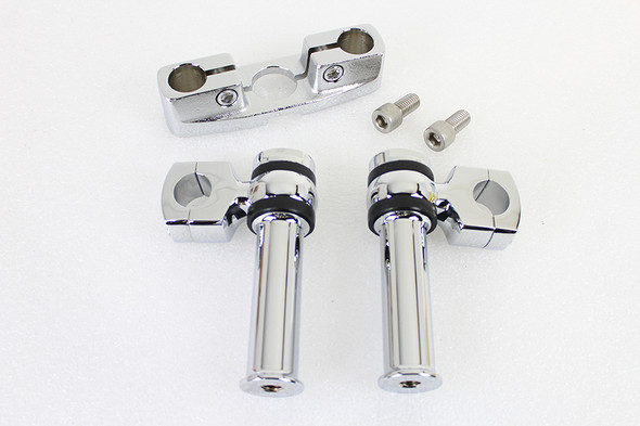 V-Twin - 25-2218 - Spring Fork Tree with 4-1/4 inch Riser Kit Chrome - Fits 1936-1940 Harley-Davidson EL, 1929-1957 G, 1929-1952 WL, 1941-1945 FL, 1938-1948 UL