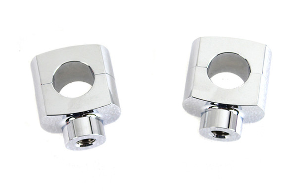 V-Twin - 25-2234 - 1-1/2 inch Short Riser Set Chrome