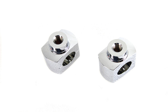 V-Twin - 25-2234 - 1-1/2 inch Short Riser Set Chrome