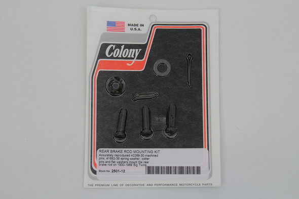 V-Twin - 2501-12 - Rear Brake Rod Clevis Pin Kit