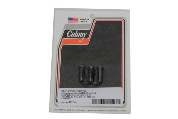 V-Twin - 2537-5 - Rear Brake Rod Clevis Pin Set
