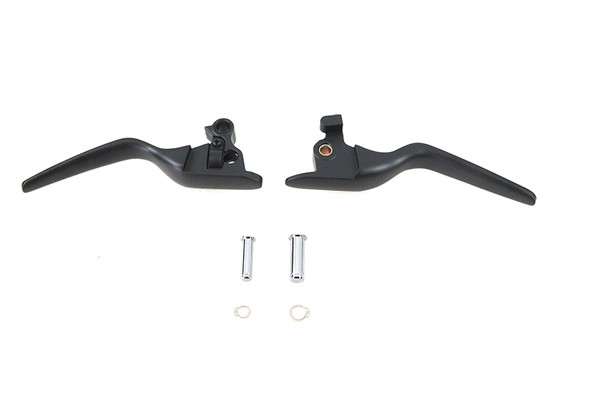 V-Twin - 26-0016 - Hand Lever Set Black V-Twin - 26-0016 - Hand Lever Set Black