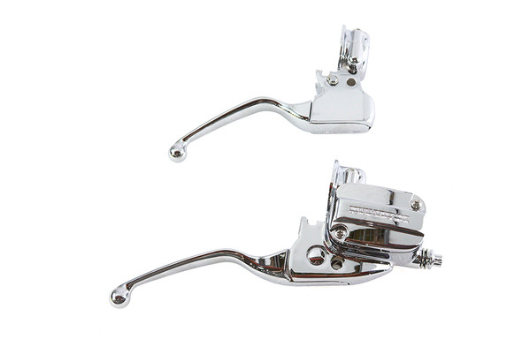 V-Twin - 26-0018 - Clutch Bracket and Master Cylinder Reservoir Kit Chrome