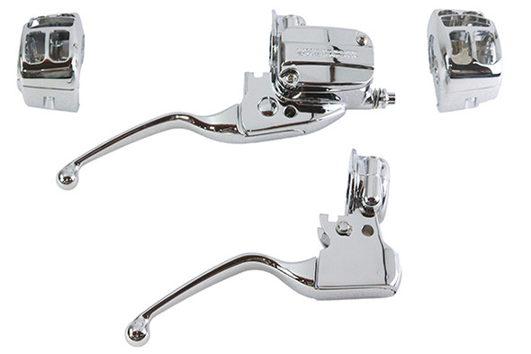 V-Twin - 26-0019 - Handlebar Control Kit Chrome