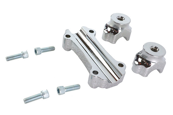 V-Twin - 26-0023 - Fat 1 inch Riser Set Chrome