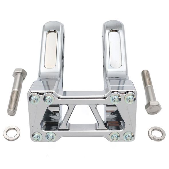 V-Twin - 26-0037 - Wyatt Gatling 6 inch Pirate Style Riser Set Chrome