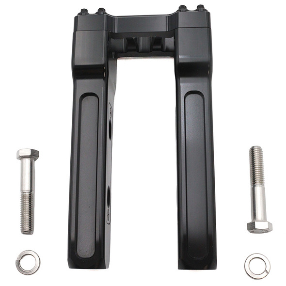 V-Twin - 26-0043 - Wyatt Gatling 8 inch Pirate Style Riser Set Black