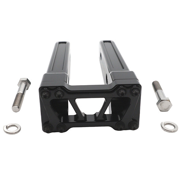 V-Twin - 26-0051 - Wyatt Gatling 10 inch Pirate Style Riser Set Black