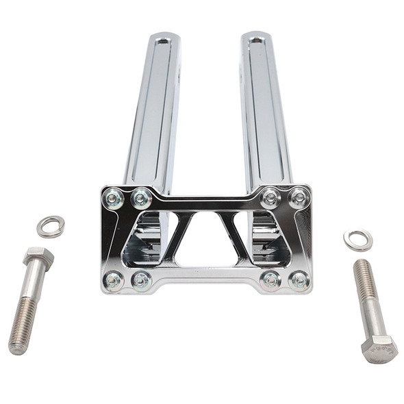 V-Twin - 26-0066 - Wyatt Gatling 12 inch Pirate Style Riser Set Chrome