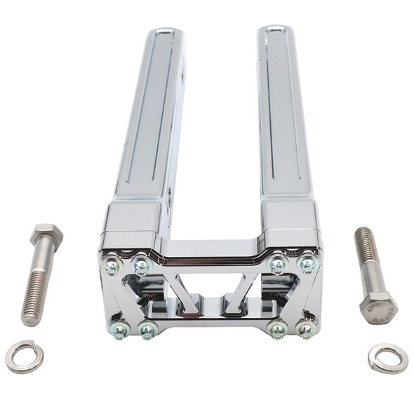 V-Twin - 26-0068 - Wyatt Gatling 12 inch Pirate Style Riser Set Chrome