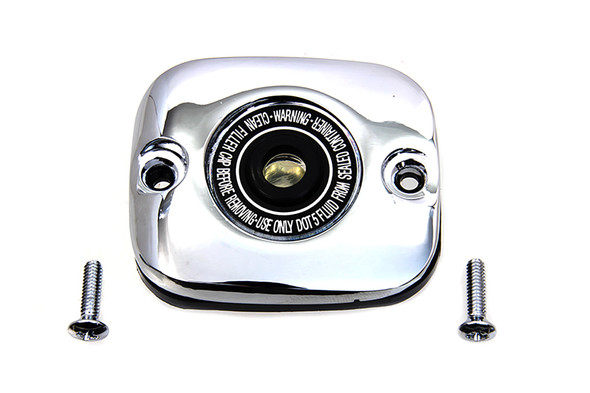 V-Twin - 26-0188 - Chrome Plated Handlebar Master Cylinder Cover
