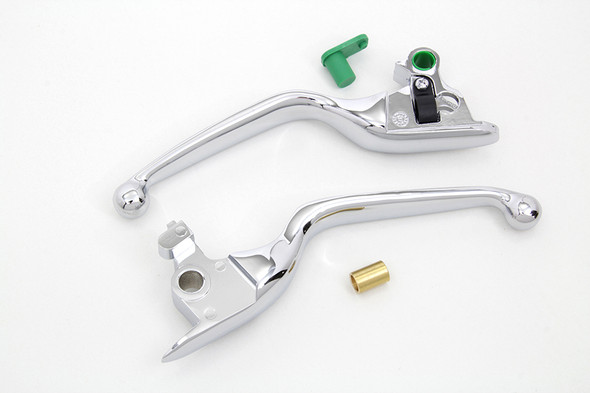 V-Twin - 26-0327 - Handlebar Control Levers Chrome