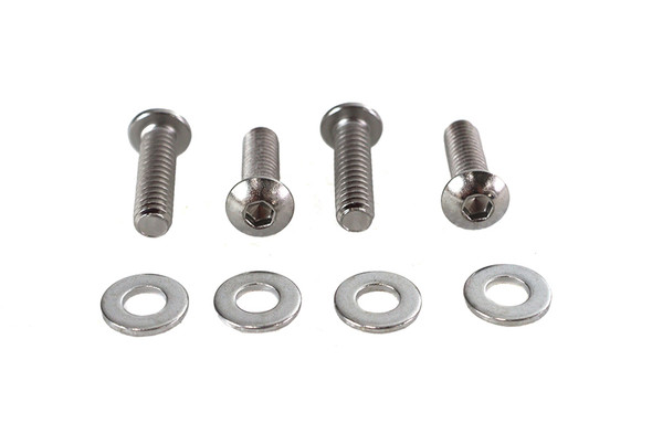 V-Twin - 26-0400 - Clutch Lever Clamp Screw Kit Chrome