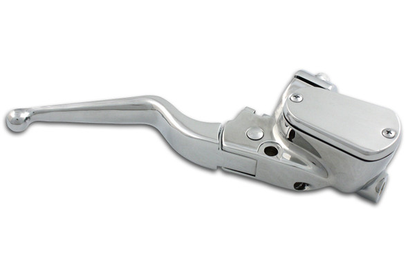 V-Twin - 26-0576 - Handlebar Master Cylinder 1/2 inch Bore Chrome - Fits 2004-2006 Harley-Davidson XL